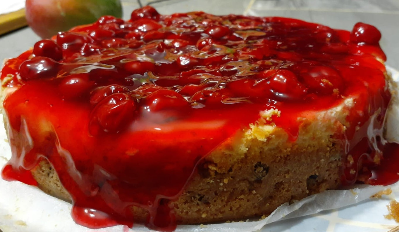 Cookie Cherry Cheese Cake