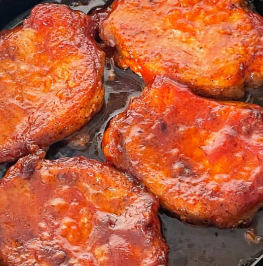 BBQ Pork loin chops